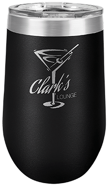 Black Wine Tumblers